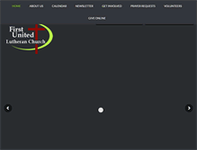 Tablet Screenshot of firstunitedelca.org